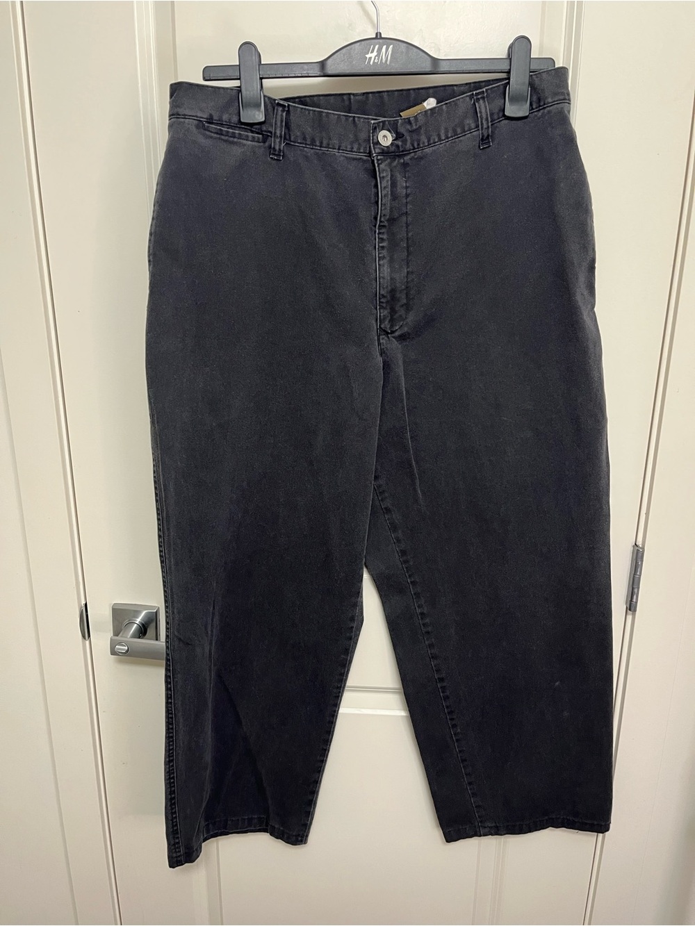CK Khakis Y2K Men's Washed Black Baggy Jeans in size 36